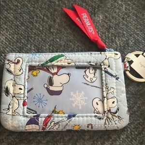 Vera Bradley Ski Slope Snoopy ID Holder